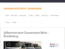 Tablet Screenshot of caravancenter24.de